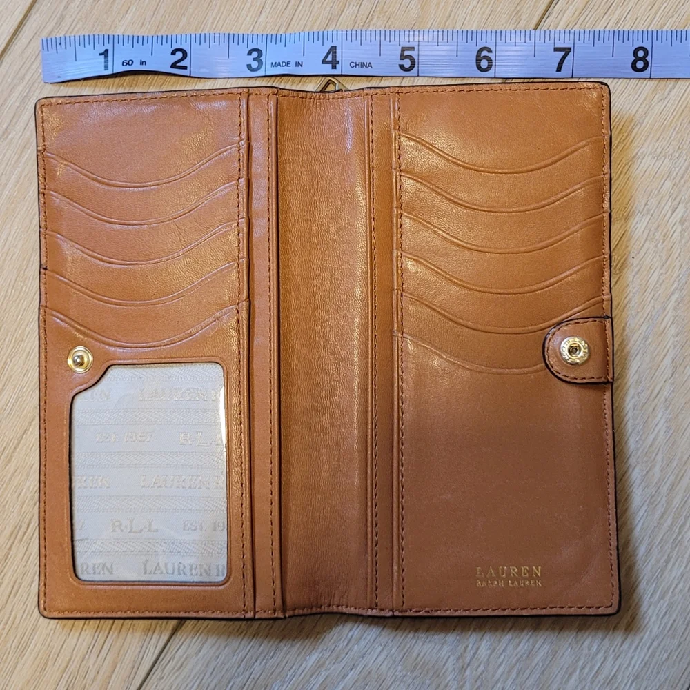 Ralph Lauren bifold pink wallet - Picture 2 of 10
